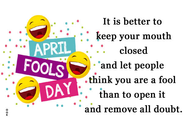 Postcard april fool's day