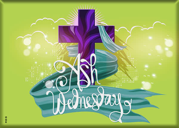 Postcard ash wednesday