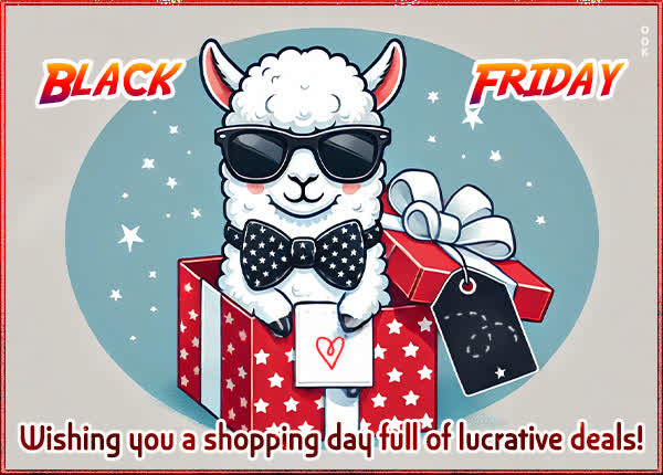 Postcard black friday