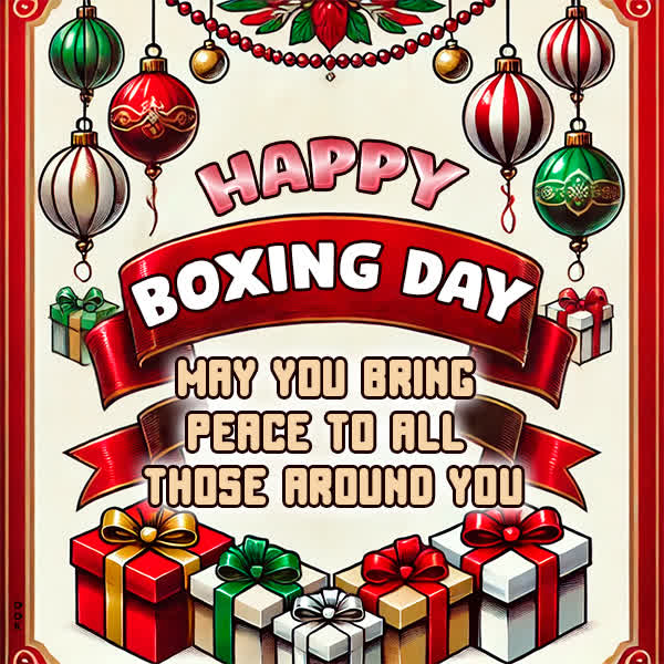 Postcard boxing day