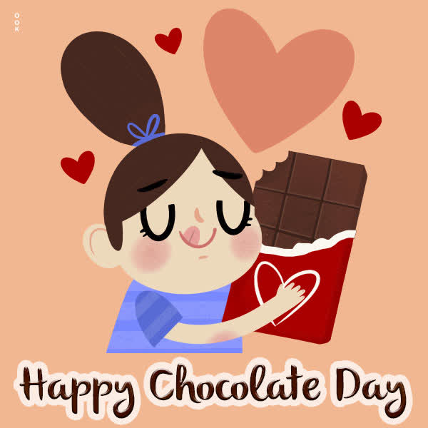 Postcard chocolate day