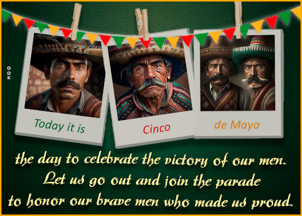 Postcard cinco de mayo