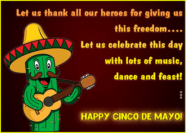 Postcard cinco de mayo