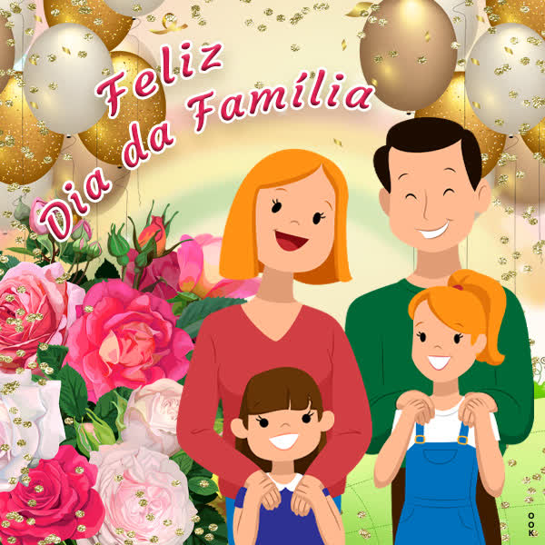 Postcard dia da família