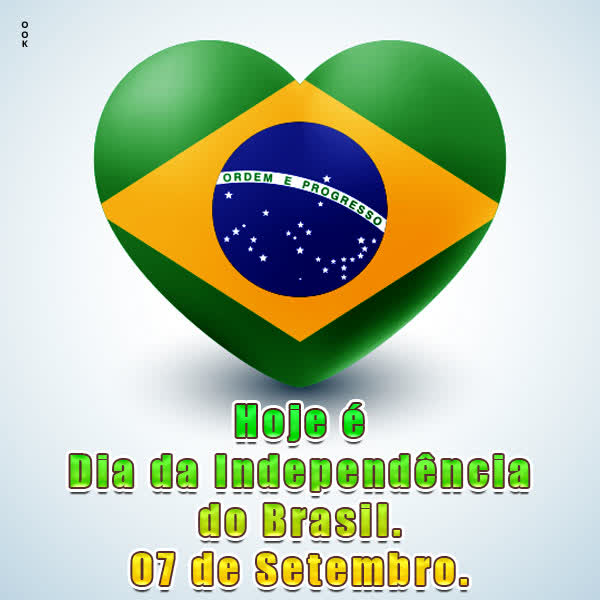 Postcard dia da independência do brasil