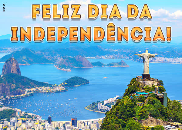 Postcard dia da independência do brasil