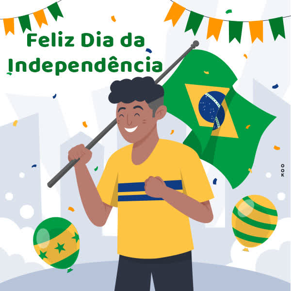 Postcard dia da independência do brasil