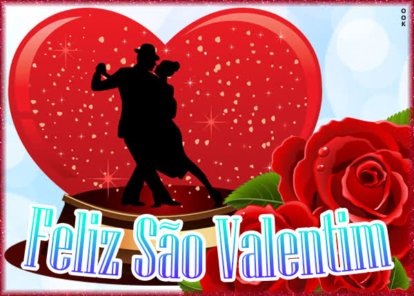 Postcard dia de são valentim