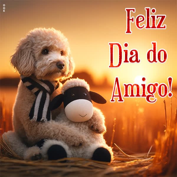 Postcard dia do amigo