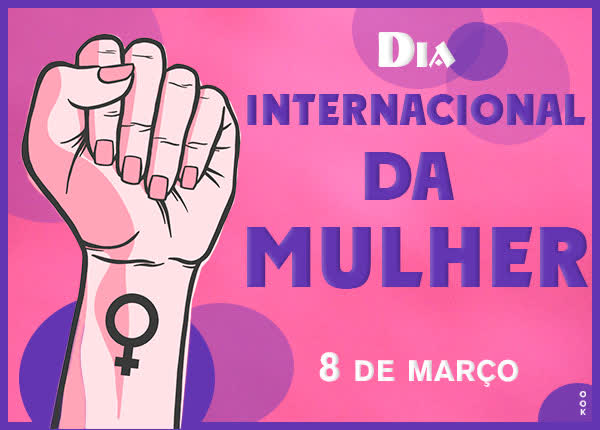 Postcard dia internacional da mulher