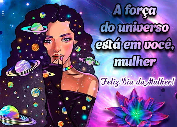 Postcard dia internacional da mulher