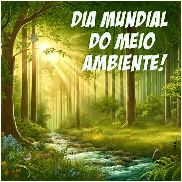 Postcard dia mundial do meio ambiente