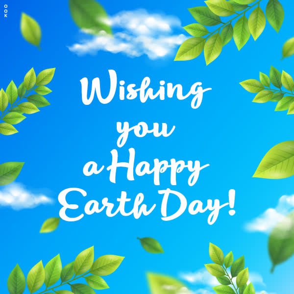 Postcard earth day