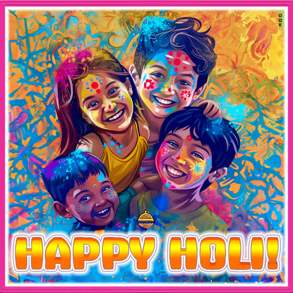 Postcard en-holi