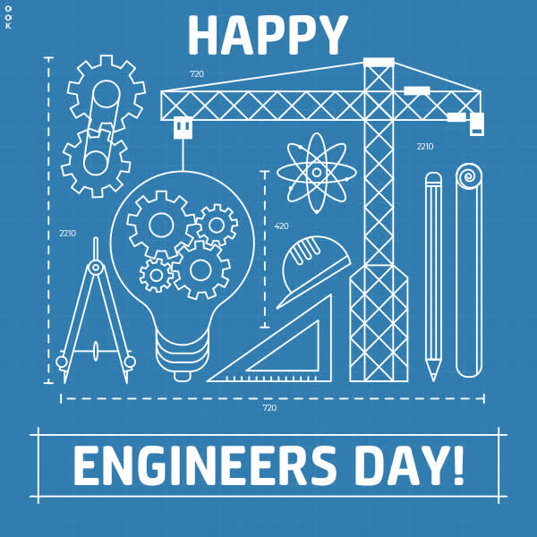 Postcard engineers day