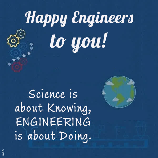 Postcard engineers day