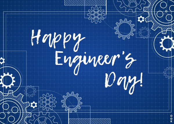 Postcard engineers day