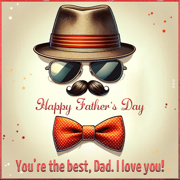 Postcard fathers day