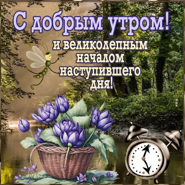 Postcard гармоничная открытка для бодрого утра