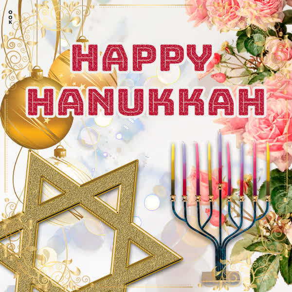 Postcard hanukkah