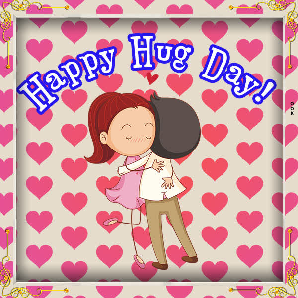 Postcard hug day