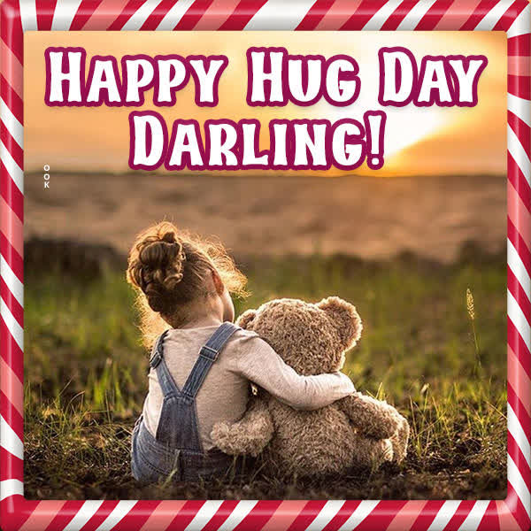 Postcard hug day