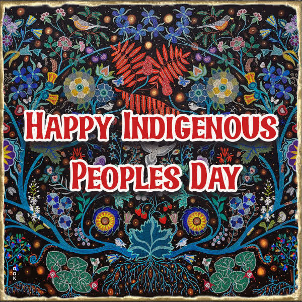 Postcard indigenous peoples day