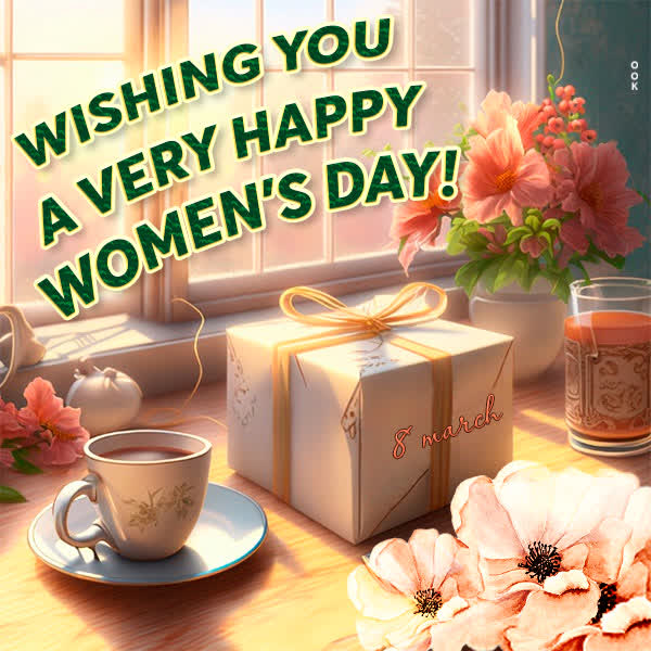 Postcard international women's day