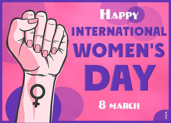 Postcard international women's day