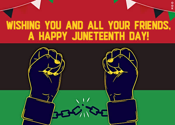 Postcard juneteenth