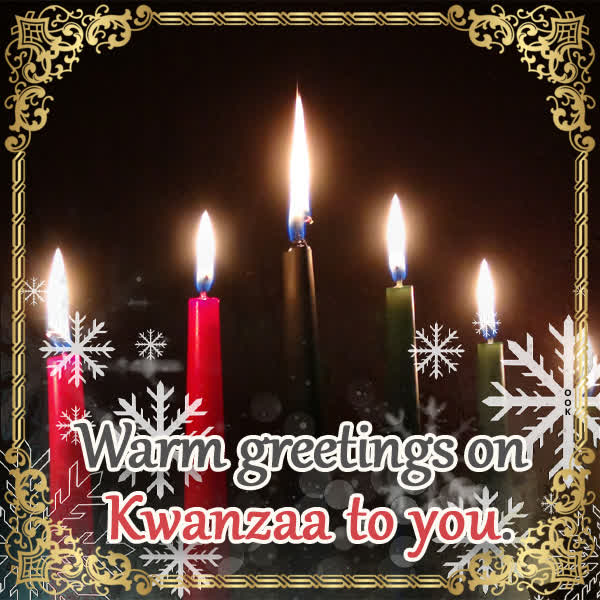 Postcard kwanzaa