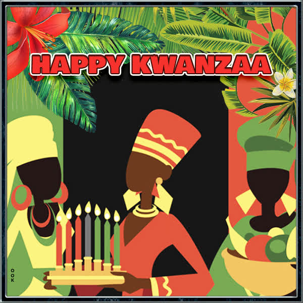 Postcard kwanzaa