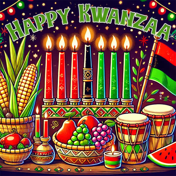 Postcard kwanzaa