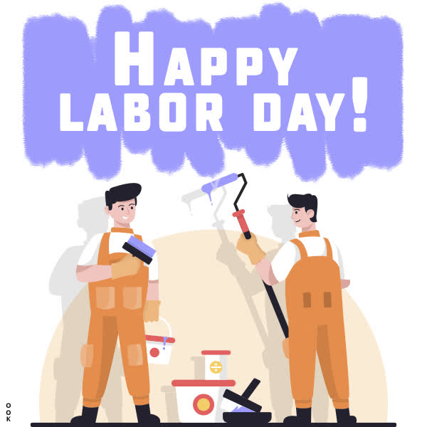 Postcard labor day