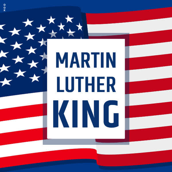 Postcard martin luther king jr. day