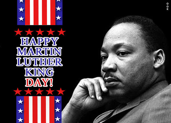 Postcard martin luther king jr. day