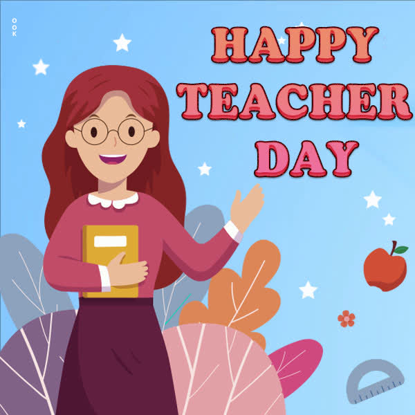 Postcard national teacher day