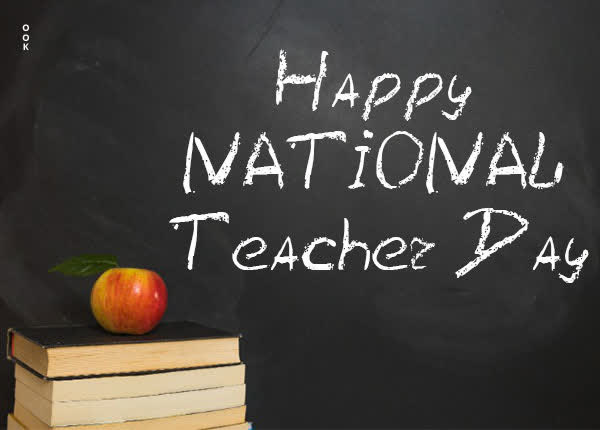 Postcard national teacher day