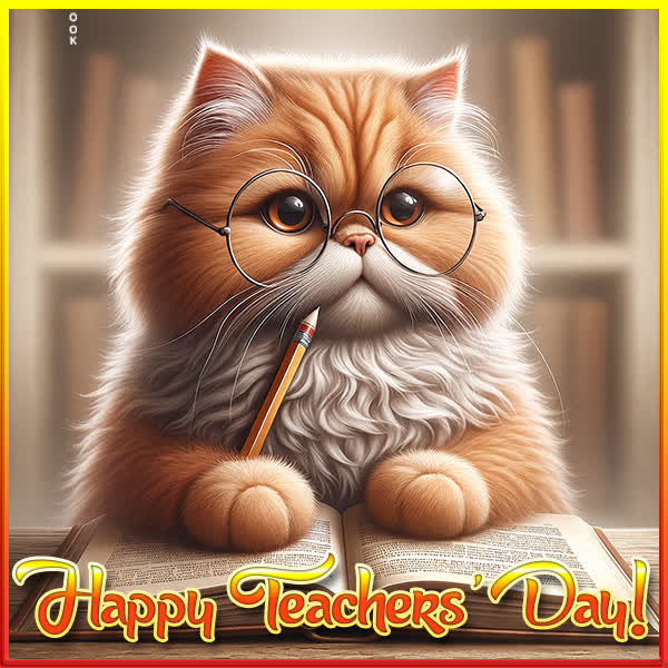 Postcard national teacher day