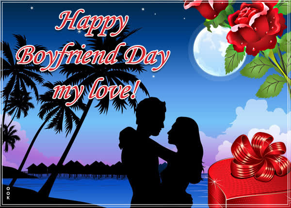 Postcard nat'l. boyfriend day