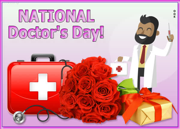 Postcard nat'l doctors day