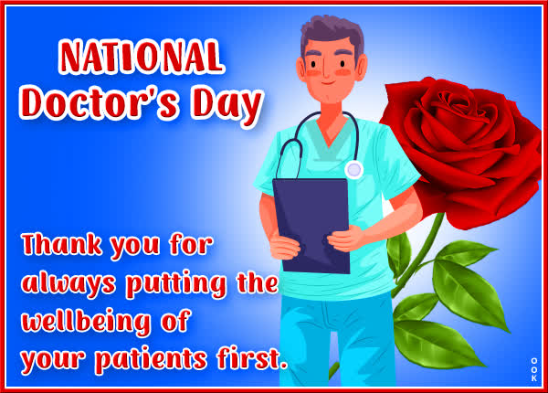 Postcard nat'l doctors day