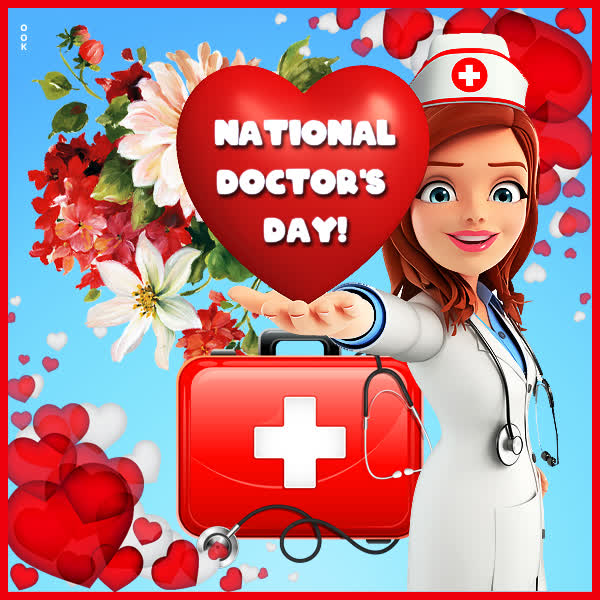 Postcard nat'l doctors day