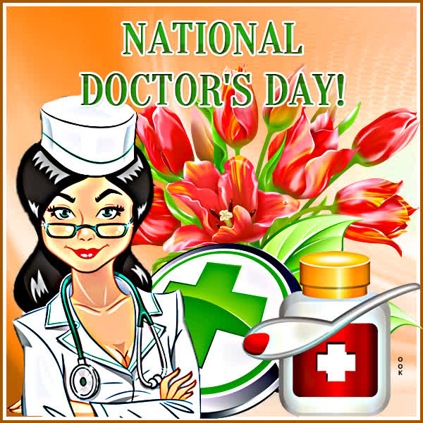 Postcard nat'l doctors day