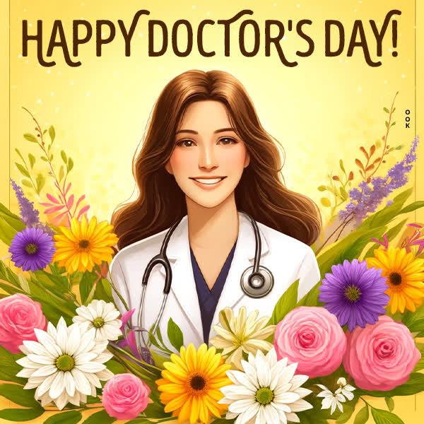 Postcard nat'l doctors day