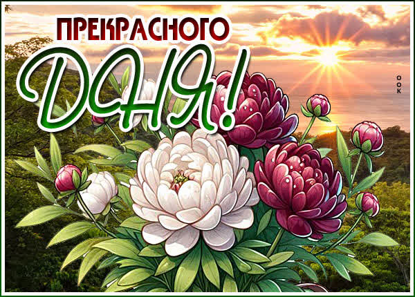 Postcard нежная открытка прекрасного дня