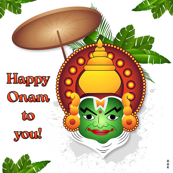 Postcard onam