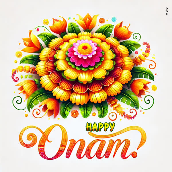 Postcard onam