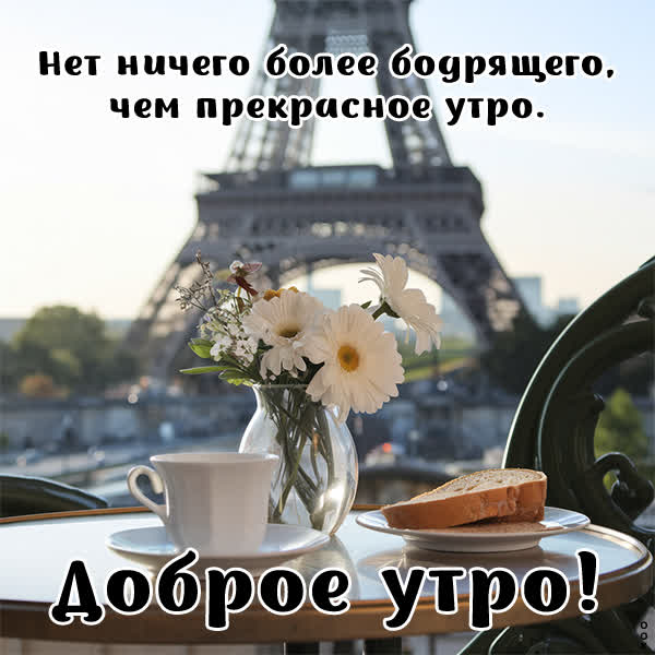 Postcard открытка с бодрым утром