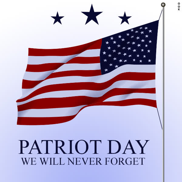 Postcard patriot day